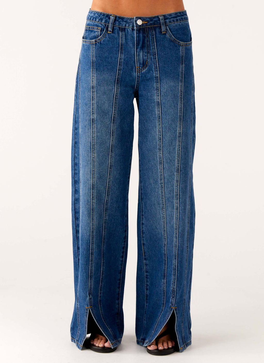 Grayson Straight Leg Jeans - Denim Blue
